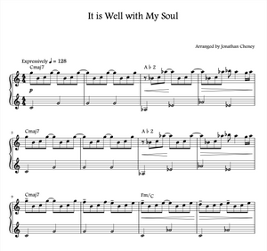 It Is Well With My Soul Piano Sheet Music