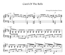 Load image into Gallery viewer, Preview of Carol of the Bells Transiberian Orchestra sheet music